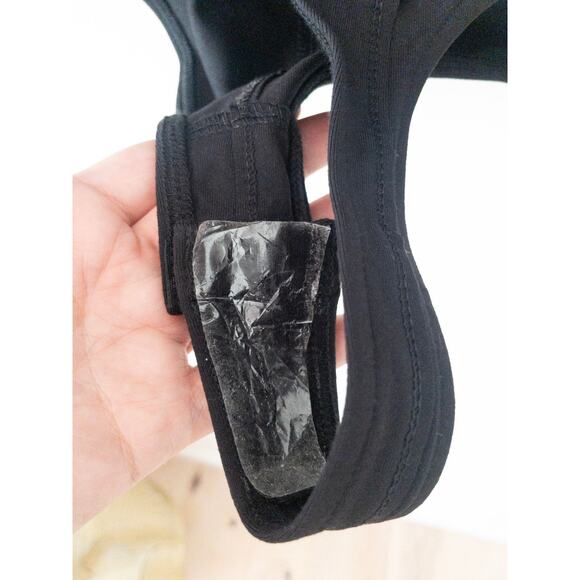 Free People Intimately Corset Style Thong Long Sleeve Black Bodysuit Small - Picture 3 of 5